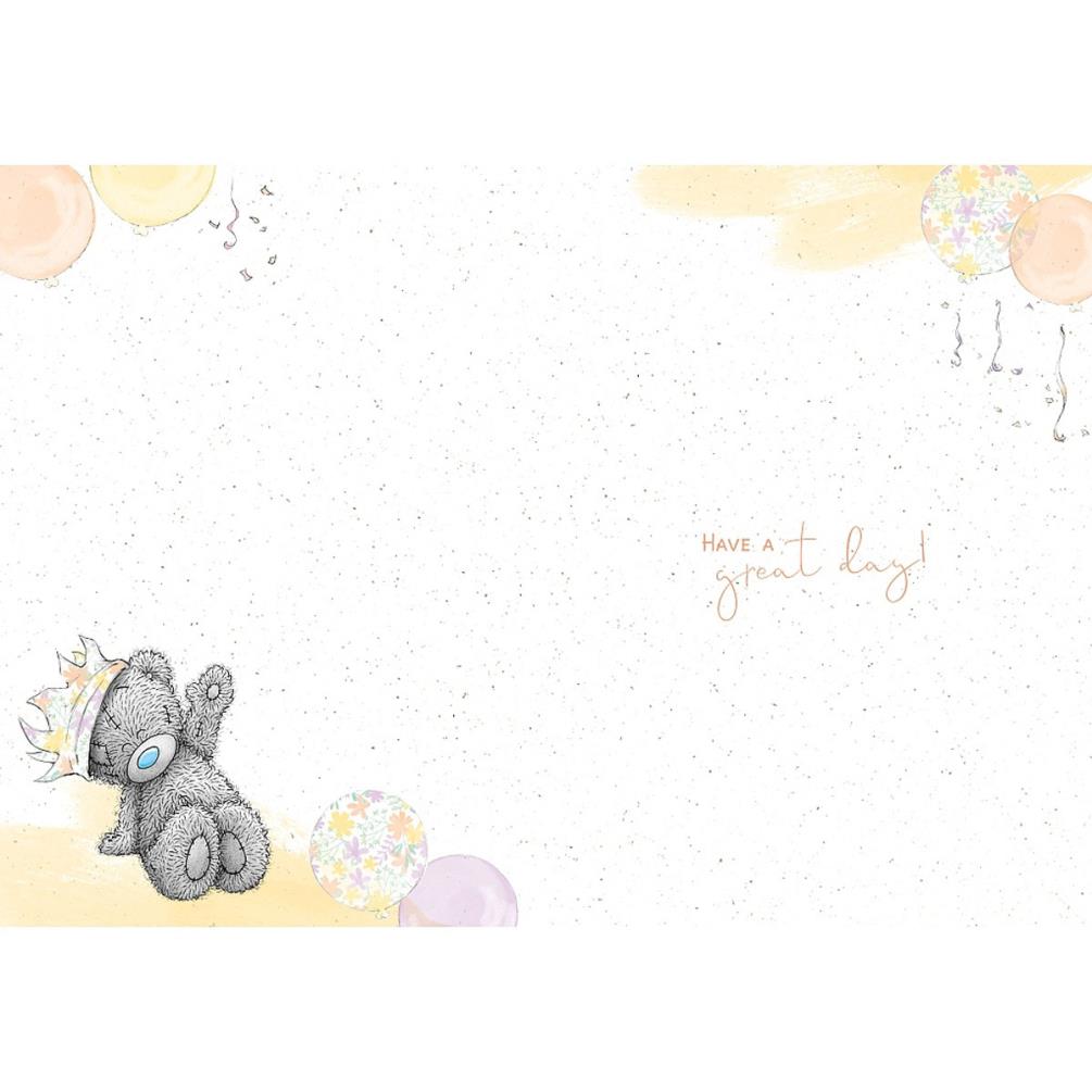 Birthday Wishes Me to You Bear Birthday Card Extra Image 1
